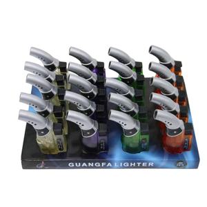 Gf-863 Promotion Pas Cher Butane Torche Portable Mini Jet De <span class=keywords><strong>Gaz</strong></span> Flamme En Plastique Torche Briquet - Product Image 1