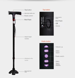 Suministros médicos Carro de compras de aluminio ligero plegable ajustable en altura portátil para personas mayores - Product Image 5