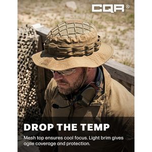 Custom Men's Tactical Boonie <b>Hat</b> Breathable Mesh Bucket <b>Hat</b> for Hunting Hiking Fishing Outdoor Activities - Product Image 5