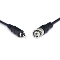 Câble vidéo coaxial BNC mâle à RCA mâle avec gaine en PVC pour caméra CCTV et blindage combiné de microphone