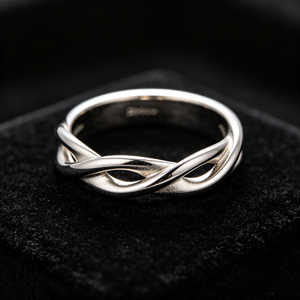 Bagues personnalisées en acier inoxydable et titane, usinage CNC haute précision, logo personnalisé, bijoux de mariage - Product Image 3