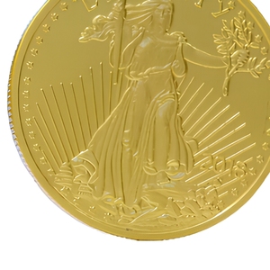 Pièce de monnaie européenne personnalisée, design <span class=keywords><strong>Aigle</strong></span> américain moderne, en zinc électroplaqué, finition mate en relief, 1 oz, 2018, cadeau de haute qualité - Product Image 5