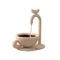 [Faible MOQ] Lit-griffoir pour chat en sisal, design mignon, tressé naturellement, écologique, en carton, avec intégration d'intérieur moderne