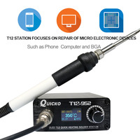 Station de soudage à chauffage rapide T12 fer à souder électronique 2020 nouvelle version STC T12 OLED fer à souder numérique T12-952 QUICKO
