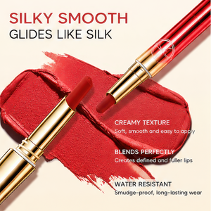 Crayon à lèvres double embout longue tenue naturel avec gloss peptide, anti-transfert, pour maquillage quotidien, logo personnalisé - Product Image 3