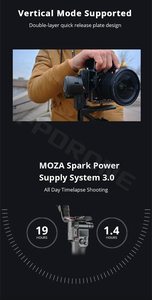 原装Moza Aircross <span class=keywords><strong>2</strong></span> <span class=keywords><strong>3</strong></span>.<span class=keywords><strong>2</strong></span>千克有效载荷手持式<span class=keywords><strong>3</strong></span>轴万向节稳定器自拍视频运动耐用铝柔性手机 - Product Image 4