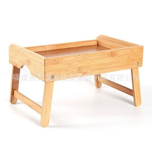 Simple bamboo tray bed table, <b>foldable</b> bamboo dormitory laptop <b>desk</b>, lazy <b>desk</b> - Product Image 1