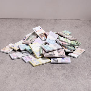 Mini billets de banque factices réalistes en papier (Dollar, <span class=keywords><strong>Euro</strong></span>, Livre) pour fêtes et films - Product Image 6