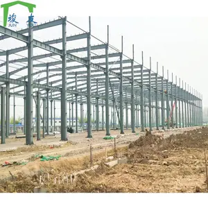 Metal Frame Construction Material Mechanical Workshop Prefab Metal Industrial Building Kits