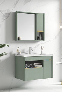 Mueble de <span class=keywords><strong>baño</strong></span> de madera contrachapada montado en la pared, gran oferta en <span class=keywords><strong>Amazon</strong></span> lavamanos - Product Image 4