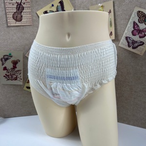 Logo personalizzato Private Label signora morbida per la cura della pelle monouso Sleepy mutandine periodiche per il flusso pesante periodi mestruali pantaloni a pelo - Product Image 2