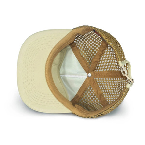 Sombreros de camionero de 6 paneles con logotipo bordado personalizado, gorra de malla de poliéster deportiva transpirable de secado rápido para verano al aire libre, fábrica de Vietnam - Product Image 5