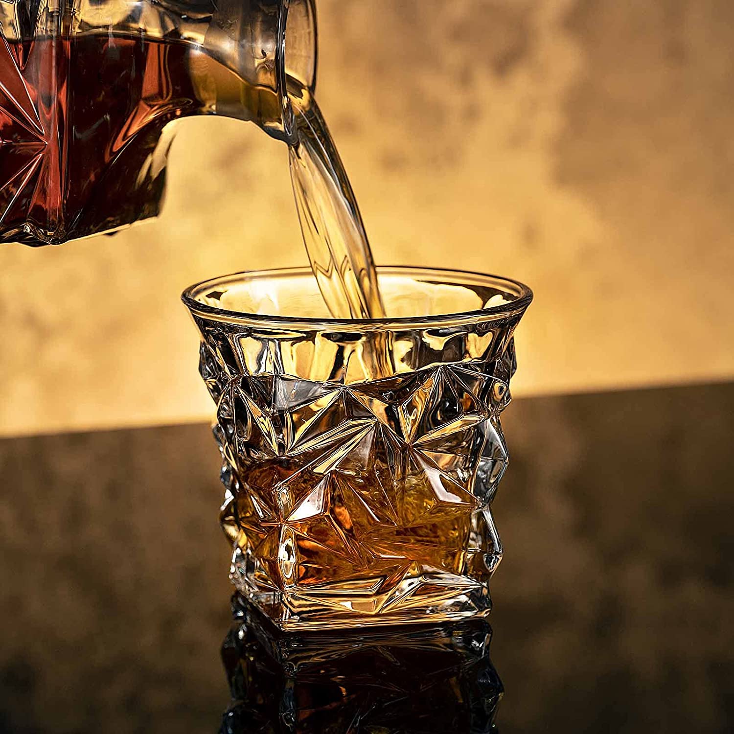 Support customization Whiskey Decanter with Glass Stopper wine glass set