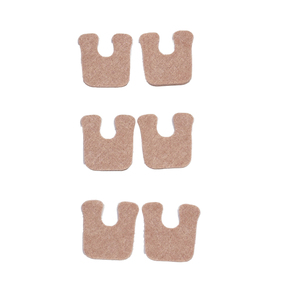 สติกเกอร์ติด<span class=keywords><strong>เท้า</strong></span>ทำจากขนแกะรูปตัวยูสำหรับผิวข้าวโพดและแผ่นกันรอยถลอกที่<span class=keywords><strong>เท้า</strong></span> - Product Image 4