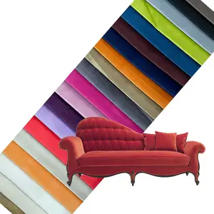 HL001 decorazioni per la casa tappezzeria in poliestere tessuto in velluto olandese tessuto in velluto stampato per divano