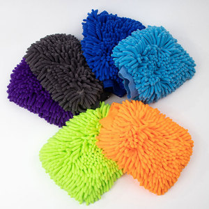 Gant de lavage en microfibre chenille extra large, épais et absorbant pour le nettoyage de voiture - Product Image 5