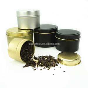 Lno — bougies métalliques rondes, 2oz, avec couvercles, récipients, dorées, à faire soi-même, emballage de stockage pour l'artisanat, bougie alimentaire - Product Image 4