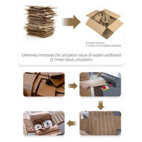 Machine de découpe et recyclage de cartons perforateur avec moteur et composant de base