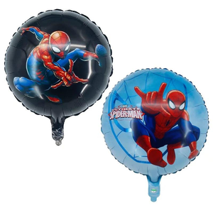 Vente en gros 18 pouces personnage de dessin animé feuille ronde hélium gonflable <span class=keywords><strong>Spider</strong></span>-<span class=keywords><strong>Man</strong></span> aiguille Kuromi ballon décorations de fête d'anniversaire - Product Image 3