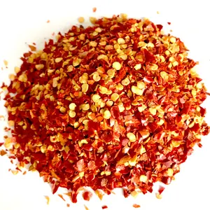 Vente en gros de piment rouge broyé piment rouge en flocons de piment rouge sec de qualité aliments séchés cuits au four 5000-20000SHU