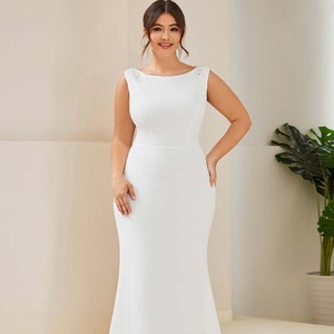 Ep001 <span class=keywords><strong>2022</strong></span> Vestido <span class=keywords><strong>de</strong></span> <span class=keywords><strong>Novia</strong></span> <span class=keywords><strong>Corte</strong></span> <span class=keywords><strong>Sirena</strong></span> con Apliques y Espalda Descubierta para Mujer - Product Image 2