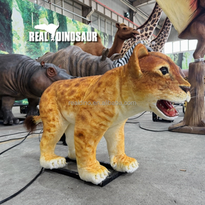 Modèles animatroniques <span class=keywords><strong>Lion</strong></span> <span class=keywords><strong>Simba</strong></span> grandeur nature animaux de simulation artificiels - Product Image 2