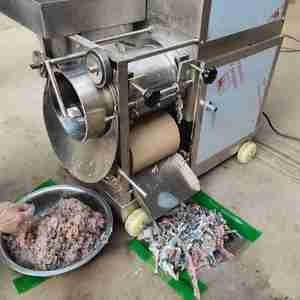 Extractor de carne de pescado <span class=keywords><strong>Pin</strong></span> de pescado Máquina removedora de huesos Máquina deshuesadora de carne de cangrejo Precio - Product Image 5