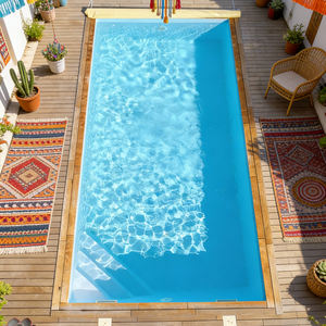 Piscina Familiar Rectangular de FRP para Exteriores, Enterrada, de 10 mm de Grosor, Resistente a los Rayos UV, Ecológica, de Alta Resistencia y Fácil Instalación - Product Image 5