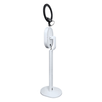 Stand iPad Oval Elegan untuk Photo Booth, Pemasangan Cepat, Cocok untuk iPad 10.2, 10.5, 10.9, 11, 12.9, 13 Inch