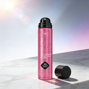 Spray Fijador Mate Iridescente 18H Personalizado. Resistente al agua y transferencia, SPF 30, acabado fresco para piel madura - Product Image 2