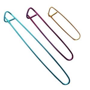 Wholesale Aluminium Curving <strong>Knitting</strong> <strong>Needle</strong> Stitch <strong>Holder</strong> U Shape Cable Stitch <strong>Needle</strong> <strong>for</strong> Hand <strong>Knitting</strong> Yarn - Product Image 3