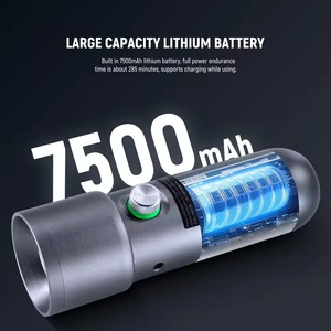 Pour <span class=keywords><strong>NEEWER</strong></span> FL10 Portable 10W LED projecteur vidéo 7500mAh lampe de poche avec 4 couleurs 20 filtres Gobo photographie de Construction en métal - Product Image 2