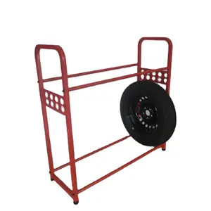 Factory Wholesale Large Capacity Foldable Wheel Stand Truck Tire Display Rack Garage Warehouse Metal Store Tires Portable Iron