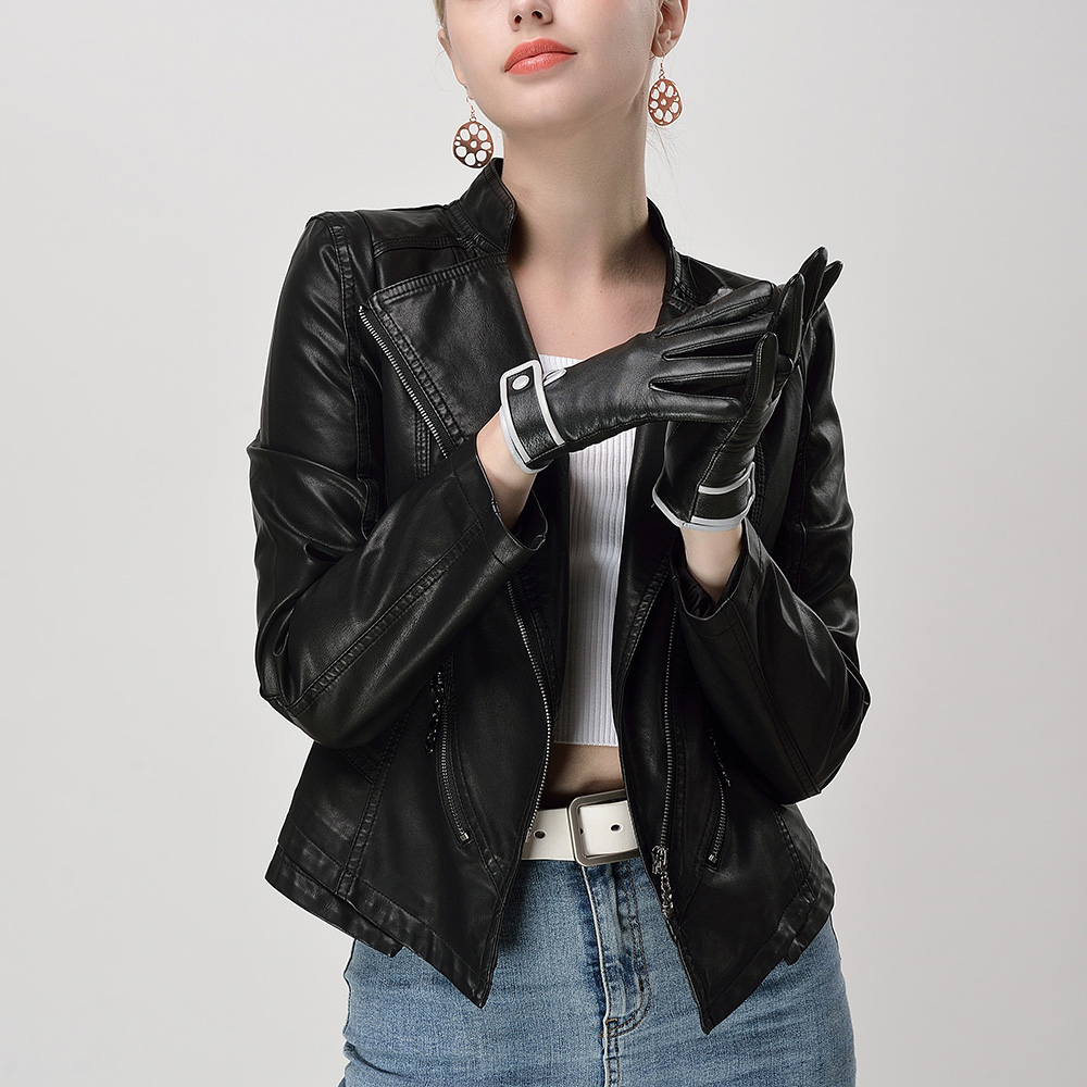 Ladies winter leather glove