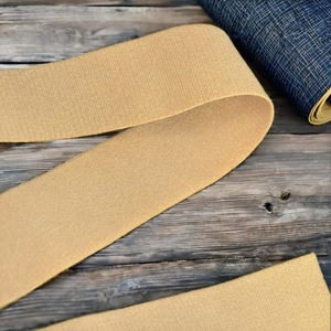 Độ đàn hồi cao ban nhạc Webbing dây đai phẳng Matt đàn hồi Áo ngực dây đeo vai Băng eo ban nhạc đàn hồi - Product Image 2