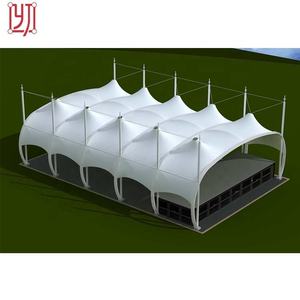 หลังคาผ้าใบโครงสร้างเมมเบรนสนามกีฬาทำจากวัสดุพีวีดีเอฟ - Product Image 3
