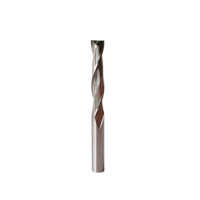 Gran oferta, brocas de enrutador en espiral, molino de extremo CNC de dos flautas, fresa de tungsteno, revestimiento de Color, broca de enrutador de herramientas CNC OEM personalizada
