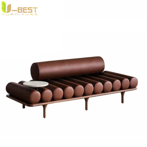 Divano Lounge in Pelle Classico UB1002, Divani Kanepe Bankstel Hoekbank Sofy Salon, Mobili per Soggiorno - Product Image 6