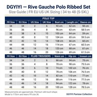Ensemble en tricot côtelé pour femme, col polo, boutons dorés, manches longues, pantalon large, 240 GSM, respirant, doux, toutes saisons, bleu marine, Parisien, S-5X