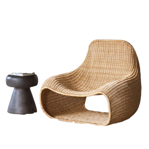 Chaise-lit en rotin moderne pour l'extérieur, balcon, villa, cour, terrasse, hôtel, <span class=keywords><strong>piscine</strong></span>, <span class=keywords><strong>d</strong></span>étente, canapé en rotin, petit-<span class=keywords><strong>d</strong></span>éjeuner - Product Image 1