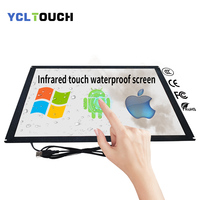 Best Price 17 Inch IP65 Waterproof 10 Points Infrared Touch Screen Panel with IR Frame Low Shipping LED Monitor in Stock
