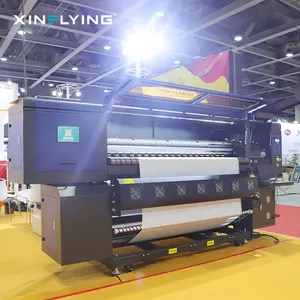 XinFlying Large Format Sublimation Printer Set 8pcs Eps I3200 Heads For Fabrics Heat Transfer Printing Printer 1900mm