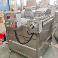 Friteuse automatique en acier inoxydable pour la production de chips de bananes et de snacks aux noix de cajou