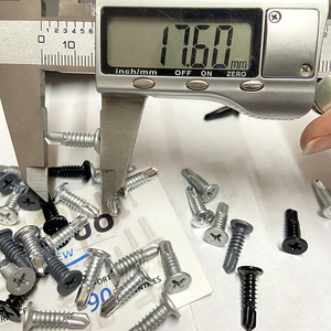 1000 pièces/boîte ruban assemblé ANTI-ROUILLE RUSPERT vis autoforeuse à tête fraisée #10*5/8 M4.8 * 16mm vis de <span class=keywords><strong>toiture</strong></span> métal à bois - Product Image 3