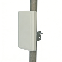 Antenne murale verticale 2400 MHz 18 dBi, antenne directionnelle à gain élevé 2,4 GHz, antenne plate extérieure Wi-Fi WLAN AP, pont sans fil