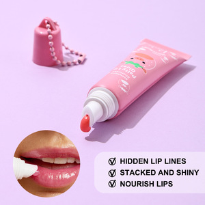 Vente en gros de <span class=keywords><strong>gloss</strong></span> à lèvres en série de dessins animés de fruits colorés en 6 couleurs, <span class=keywords><strong>gloss</strong></span> à lèvres rafraîchissant et hydratant, <span class=keywords><strong>gloss</strong></span> à lèvres avec protection solaire - Product Image 4