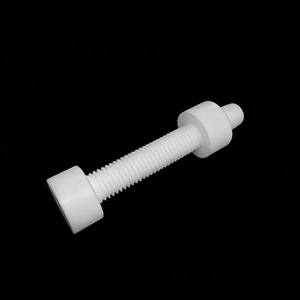 Vis en PTFE résistant à la corrosion, aux acides et aux alcalis, vis métriques de qualité <span class=keywords><strong>alimentaire</strong></span> avec écrou personnalisé, fixation en PTFE - Product Image 1