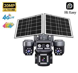 20MP 外部监控闭路电视摄像机 PIR 人体检测 双向通话 太阳能供电系统 安全摄像头 Hi Easy - Product Image 3