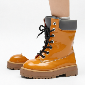 Tendances 2026 : Bottes d'hiver chaudes et imperméables pour hommes, style urbain personnalisé, bottes de neige antidérapantes pour la marche en extérieur, tendance mode - Product Image 1