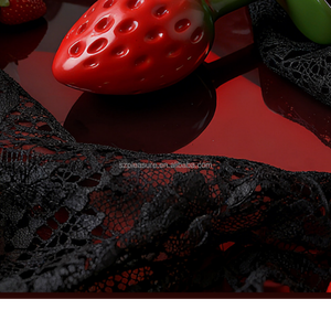 ปลั๊กโลหะรูปทรงสตรอว์เบอร์รีสำหรับสอดใส่ทางทวารหนัก ของเล่นทางเพศสำหรับคู่รัก - Product Image 3